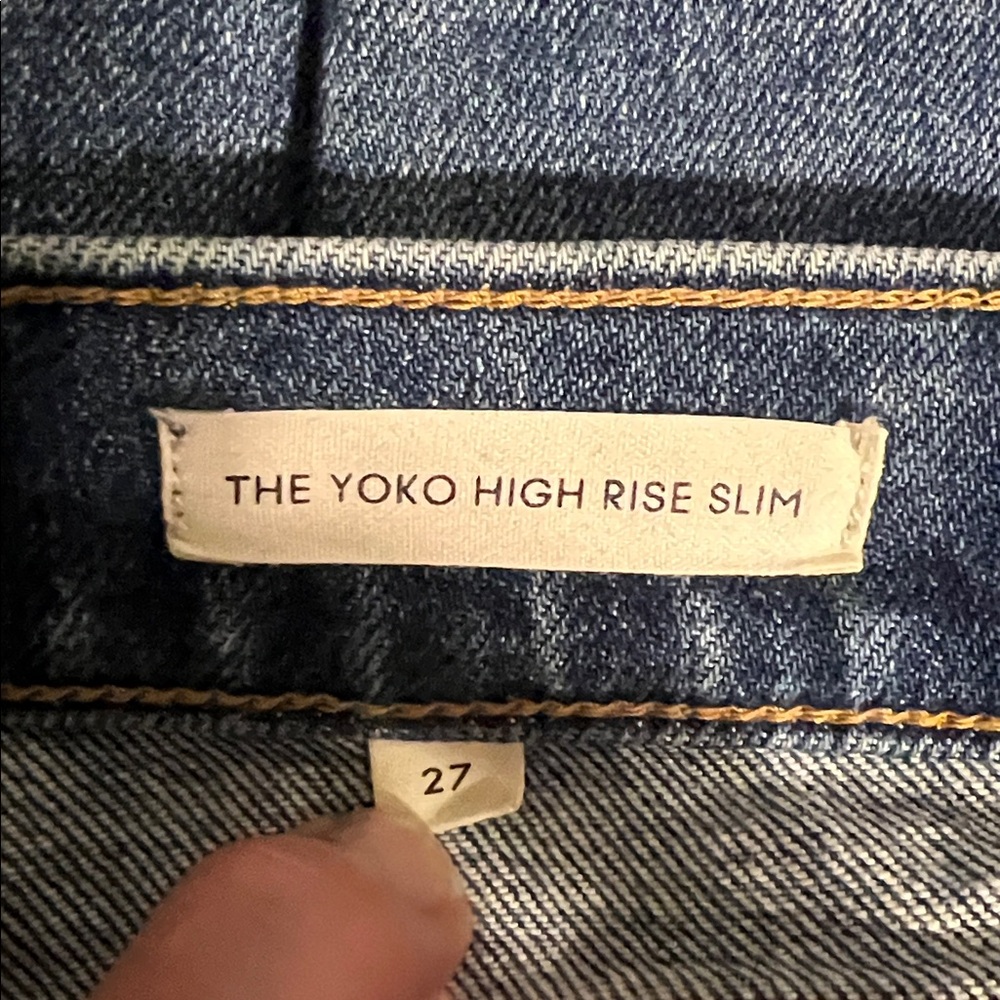 Denim Forum The Yoko High Rise Slim Jeans Size 27 - Picture 13 of 15